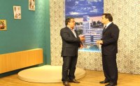 Nélio Alencar concede entrevista aos veículos de comunicação