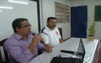 Palestra para os alunos do curso Técnico em edificações do Senai de Ariquemes
