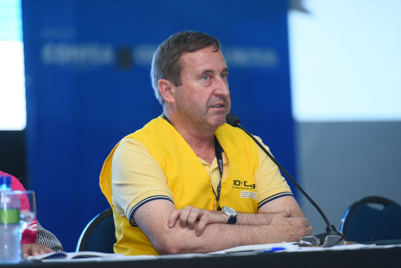 Presidente Joel Krüger: ponderações e elogio à participação dos profissionais