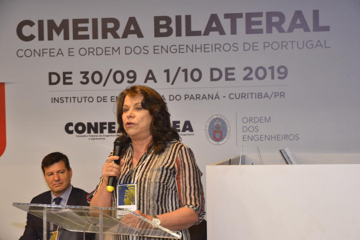 Parceria pode ser exemplo para outras experiências de reciprocidade, na visão da presidente do Crea-DF, Fátima Có