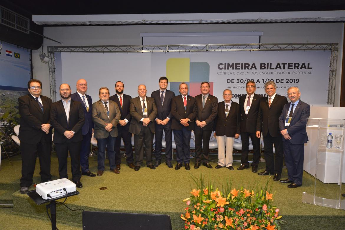 Entre conselheiros federais, lideranças da engenharia brasileira e portuguesa: ponto alto da Cimeira Bilateral será em Foz do Iguaçu, onde as lideranças se encontrarão com os presidentes de Crea