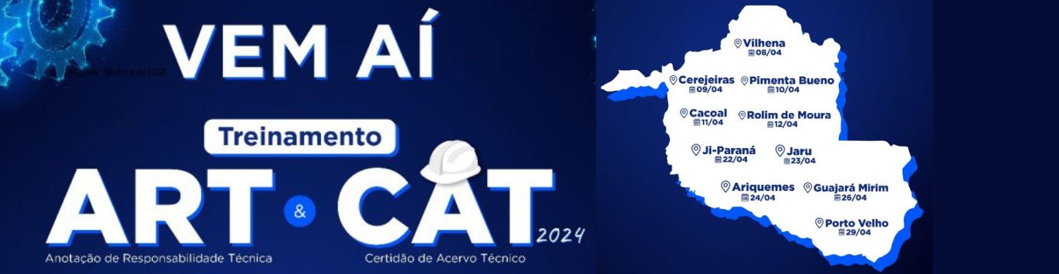 FAÇA SUA INSCRIÇÃO TREINAMENTO DE ART E CAT